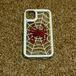 White and Red Spider-man Iphone 11 case